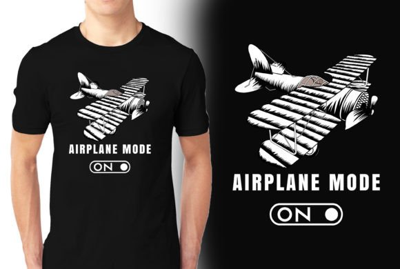 Airplane T-Shirt Design Vector: Elevate Your Apparel Graphics
