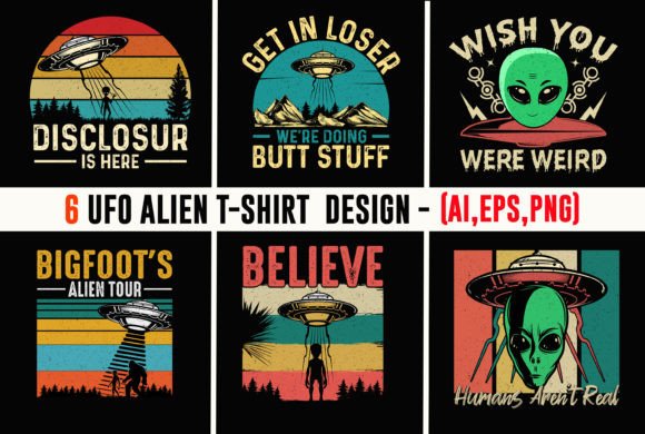 Cosmic Apparel: Making Your Brand Pop with UFO Alien Graphics