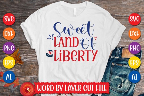 Designing with Heart: The Sweet Land of Liberty SVG