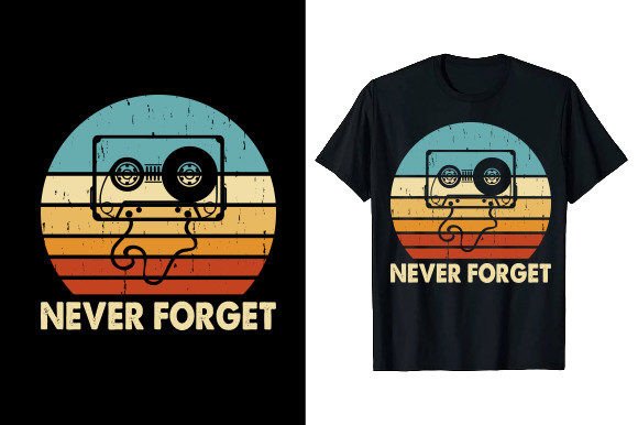 Retro Rewind: The Perfect Cassette Mixtape T-Shirt Design
