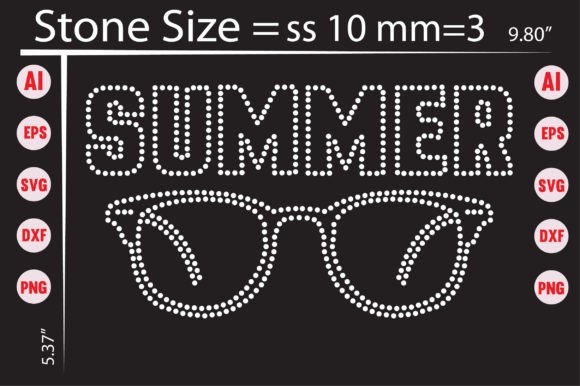 Summer Vibes in Your Hands: Crafting with Rhinestone Templates