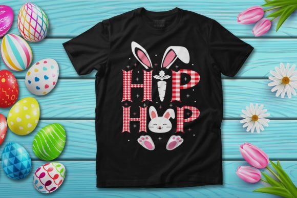Unleash Festive Vibes with the Hip Hop Cute Easter Rabbit Design