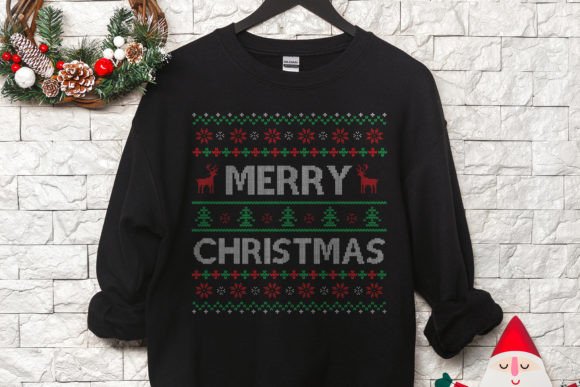 Unwrap the Festive Spirit: Merry Christmas Ugly Sweater Design